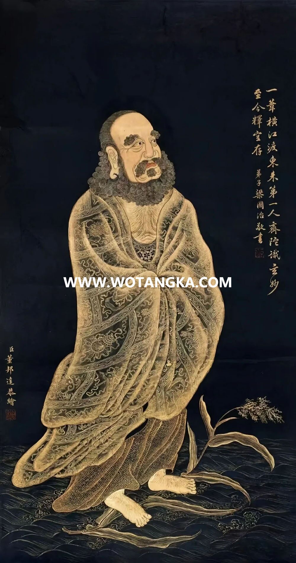 沃唐卡编号AC86470：达摩