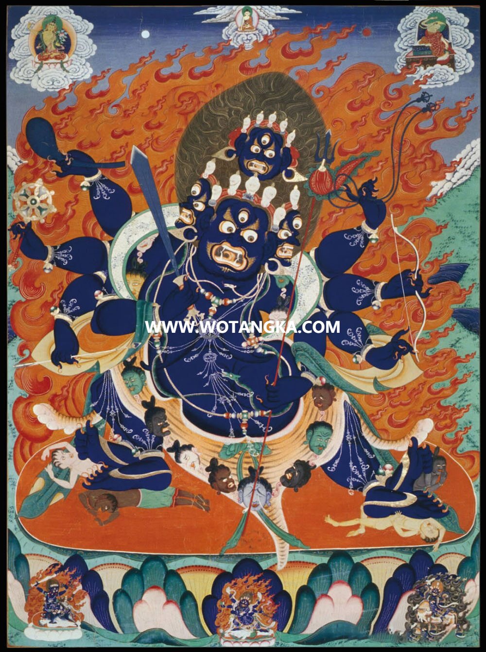 沃唐卡编号AC91349：无能胜幡王佛母