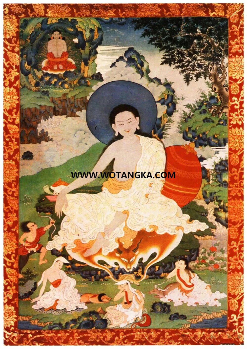 沃唐卡编号AC93572：米拉日巴