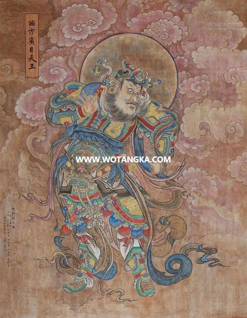 沃唐卡编号AC36499：西方广目天王