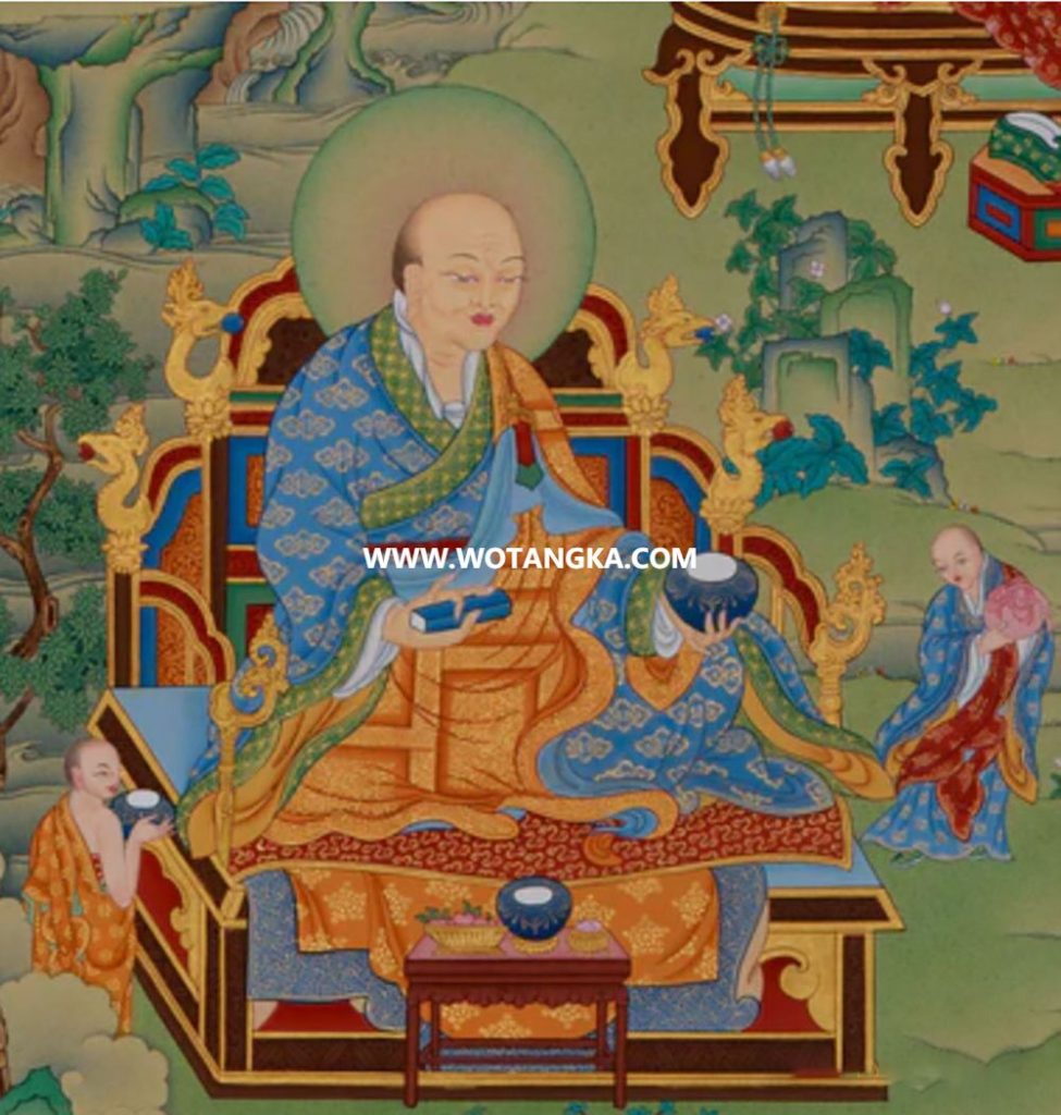 沃唐卡编号AC72459：宾度罗跋啰惰阇尊者