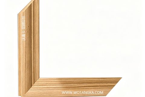 沃唐卡·觉蝉印坊：画框编号PictureFrame0107-中式白蜡木直纹线条框