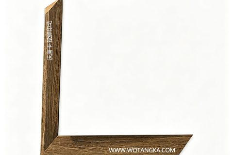 沃唐卡·觉蝉印坊：画框编号PictureFrame0110-复古深胡桃木纹线条框