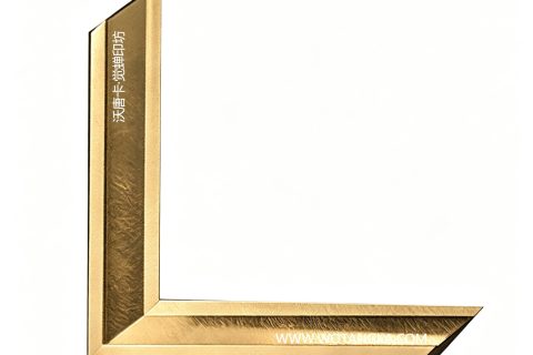 沃唐卡·觉蝉印坊：画框编号PictureFrame0121-拉丝金箔纹线条框