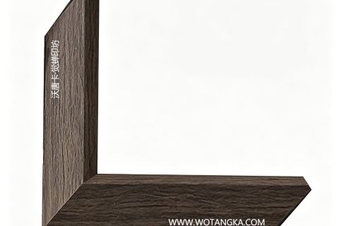 沃唐卡·觉蝉印坊：画框编号PictureFrame0127-深灰水洗橡木纹线条框
