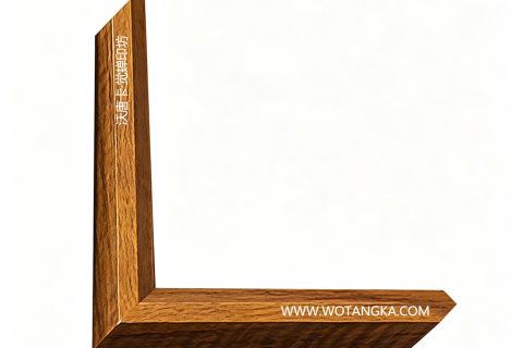 沃唐卡·觉蝉印坊：画框编号PictureFrame0128-黄橡木纹素斜边框