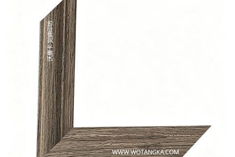 沃唐卡·觉蝉印坊：画框编号PictureFrame0143-复古水洗灰橡木纹框条