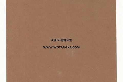 沃唐卡·觉蝉印坊：卡纸编号MAT0122-天鹅绒纹卡其棕色