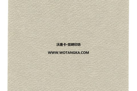 沃唐卡·觉蝉印坊：卡纸编号MAT0130-细虫皮纹米白色