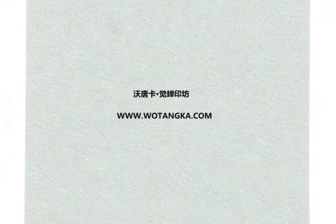 沃唐卡·觉蝉印坊：卡纸编号MAT0149-云絮纹浅豆绿色